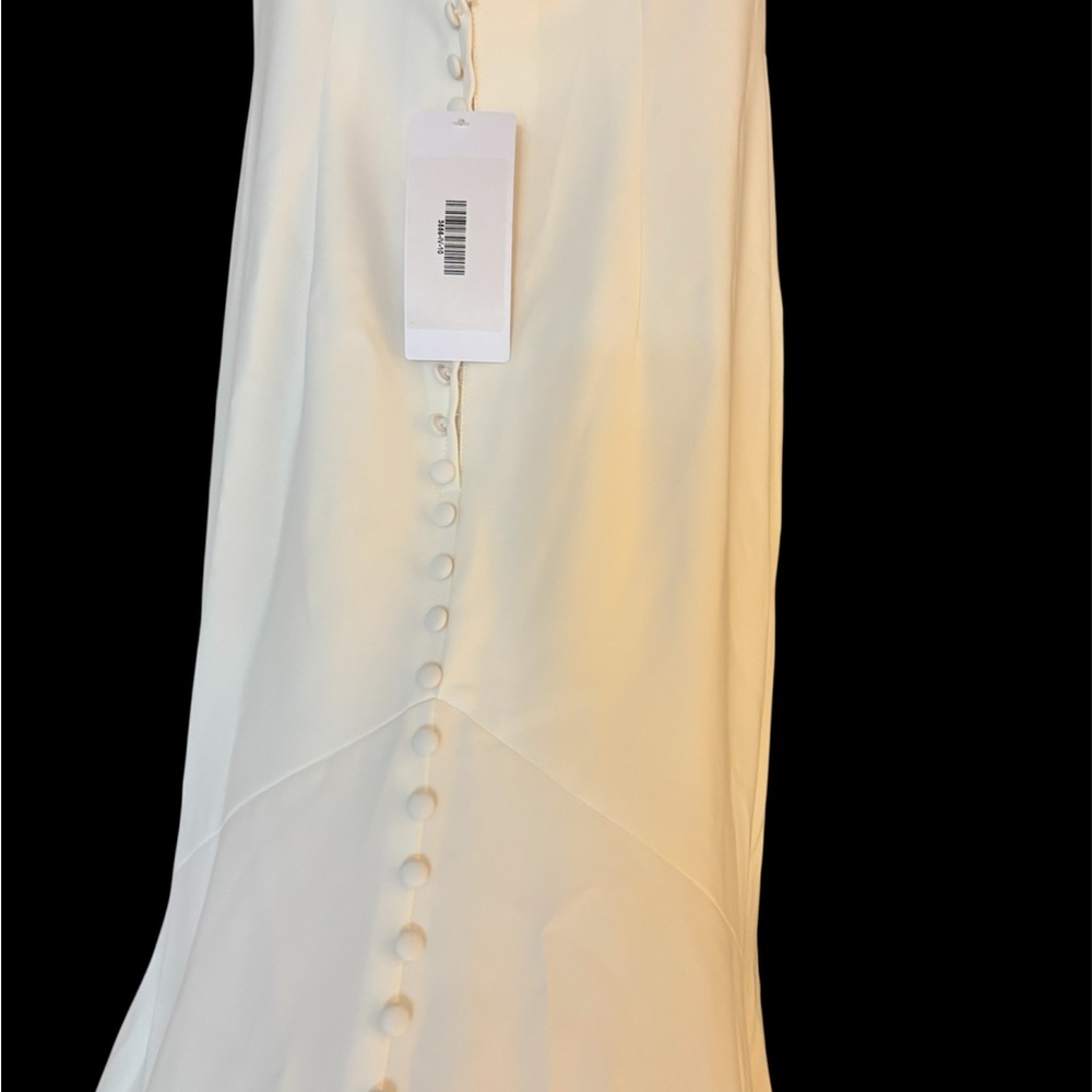 Allure Bridals Cream Wedding Dress
